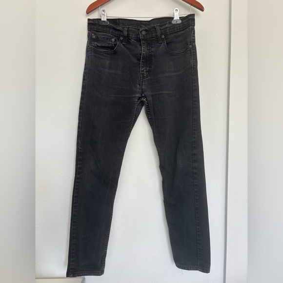 LEVIS BLACK MENS SKINNY JEANS SZ 32 X 32 - Picture 1 of 10